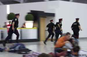 Peel Regional Police, PRP, EXERCISE HOLLOW POINT, GTAA Emergency Exercise, Live Shooter, Greater Toronto Airports Authority, October6 2015, Toronto Lester B.Pearson International Airport, CYYZ, YYZ, Toronto, Mississauga, ON, (c) copyright Andrew H. Cline 2015, Andy Cline, Andrew Cline, andrew.cline@sympatico.ca, 416 209 2669